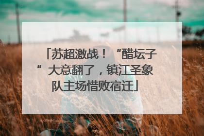 苏超激战！“醋坛子”大意翻了，镇江圣象队主场惜败宿迁